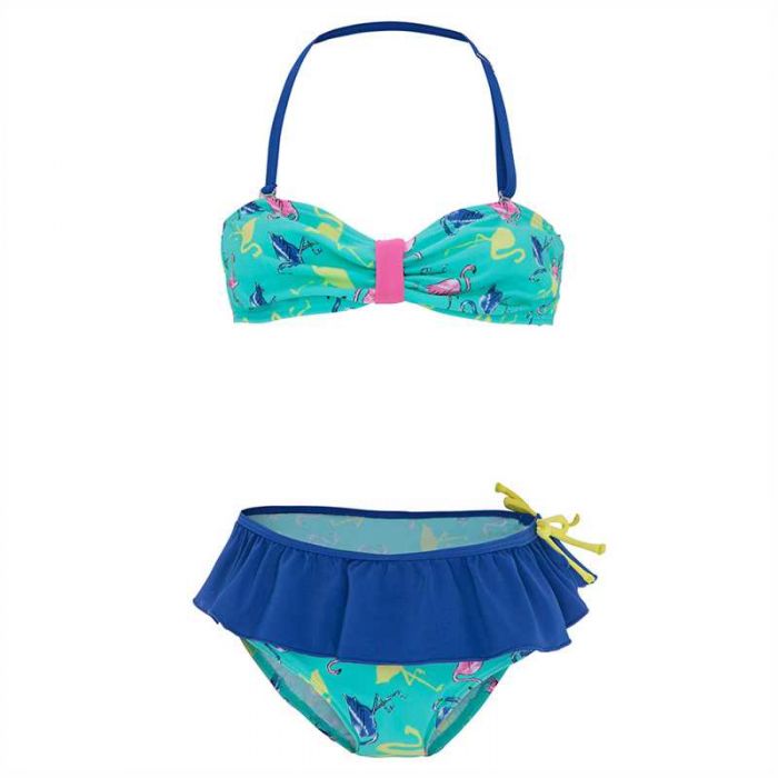 Platypus Flamingo Bandeau Bikini Set Flamingo Pk F Zodee Australia