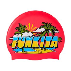 Funkita Silicone Swimming Cap FS99 Icypop Beach
