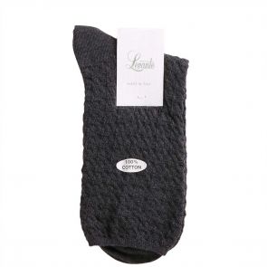 Levante 100% Textured Cotton Sock 100TECO Slate