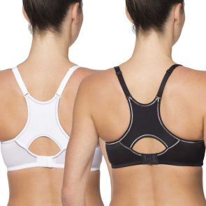 Triaction Racerback Sports Bra 2-Packs 10100655 Black/White