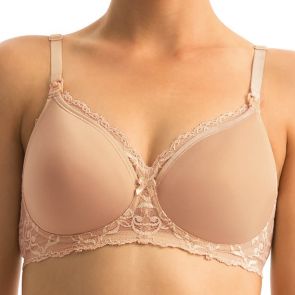 Triumph Gorgeous Mama Lace Wirefree Bra 10101034 Nude