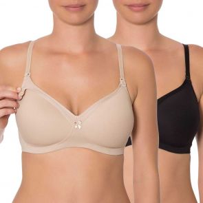 Triumph Mamabel Smooth Wire-Free 2-Packs 10127366 Black/Nude