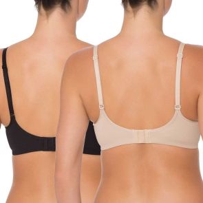 Triumph Mamabel Smooth Wire-Free 2-Packs 10127366 Black/Nude