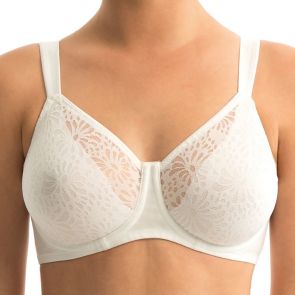 Triumph Lacy Minimizer Bra 10154651 White