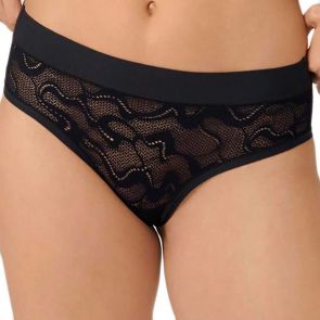 Sloggi Go All Around Lace Midi Brief 10209444 Black