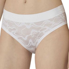 Sloggi Go All Around Lace Midi Brief 10209444 White