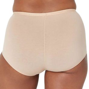 Bendon Body Cotton Trouser Knicker 13-534 Natural
