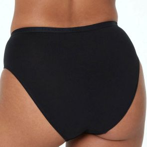 Bendon Body Cotton High Cut Brief 14-534 Black