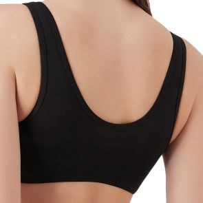 Emporio Armani Stretch Cotton Bralette 164403 Black