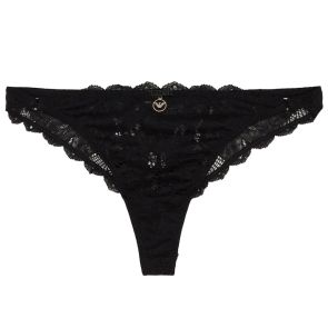 Emporio Armani Eternal Lace Brazilian Brief 164542 Black