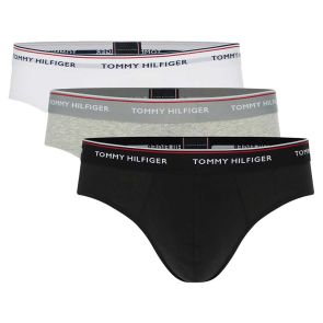 Tommy Hilfiger Premium Essentials Cotton Stretch Brief 3-Pack Black/Grey/White