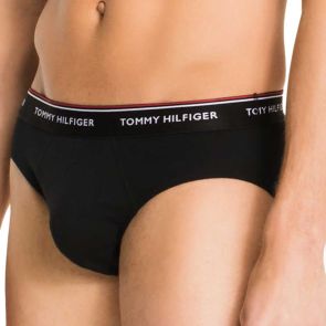 Tommy Hilfiger Premium Essentials Cotton Stretch Brief 3-Pack Black/Grey/White