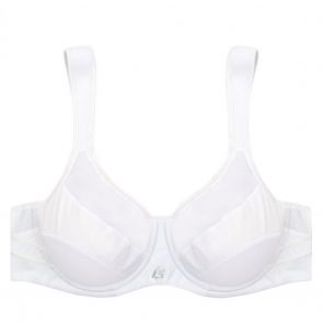 Bendon Yvette Lace Underwire Bra - White - Curvy Bras