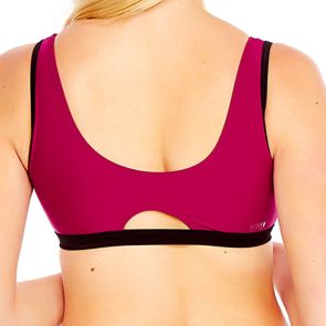 FINAL SALE Heaven Cult Classics Sports Crop H8014CC Berry