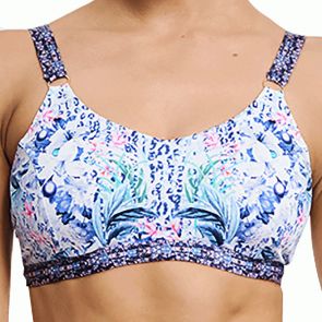 Aqua Blu Babylon D/DD Cup Swim Bikini Top A9082BA Multi