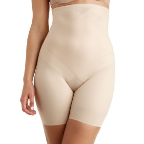 Miraclesuit Shapewear Cross Control Hi-Waist Thigh Slimmer 2419 Nude