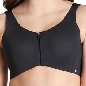 Bendon Motion Zip Front Sports Bra 248-7738 Black