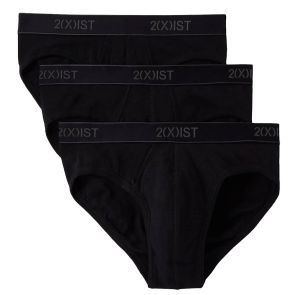 2xist Essentials No Show Brief 3-Pack 20320 Black