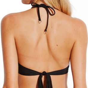 FINAL SALE Seafolly Active Continuous U/W Bra Bikini Top 31035-058 Black