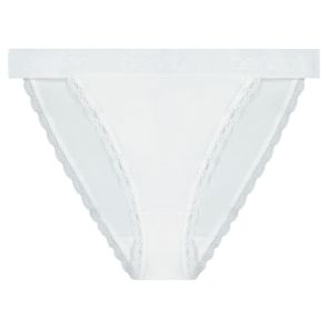 Bendon Cotton Logo Tanga Rise Brief 330-7712 White