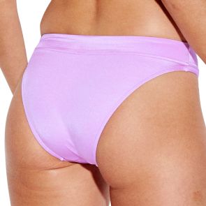 FINAL SALE Seafolly Shine On High Cut V Swim Brazilian Bikini Pants 40509-499 Lilac
