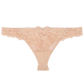 Pleasure State My Fit Lace Thong P37-4053 Frappe