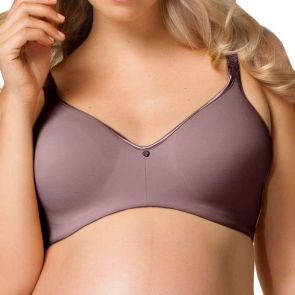 Cake Maternity Croissant Flexible Wire Spacer Bra Raisin 24-1016