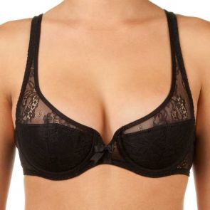 Simone Pérèle Simone Padded Plunge Bra Black 13T341