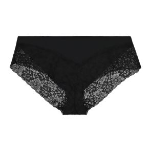 Bendon Lace Trim Brazilian Brief 38-7700 Black