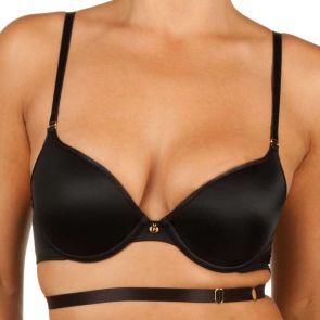 Le Mystere Dos Nu Convertible Bra Black LE1122