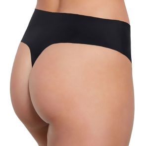 Bendon No Show High Rise Thong 39-7692 Black