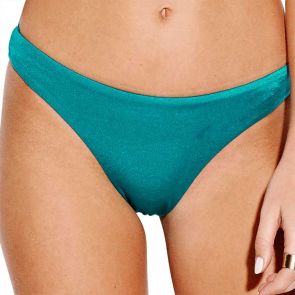 Seafolly Shine On Brazilian Swim Bikini Pants 40392-499 Eden