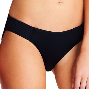 Seafolly Quilted Hipster Bikini Pant 40463-065 Black