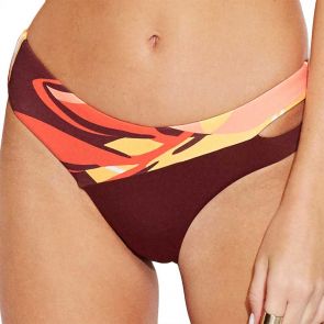 Seafolly Cut Copy Split Side Brazilian Bikini Pants 40533-614 Tangelo