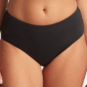 Seafolly Collective Wide Side Retro Swim Pant 40586 Black