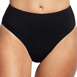 Seafolly Swim Active High Waisted Wide Side Pant 40629-058 Black