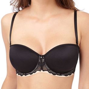 Le Mystere Sensuelle Strapless Bra Black LE2855