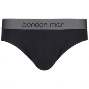 Bendon Man Cotton Low-Rise Mens Brief 46-133 Black