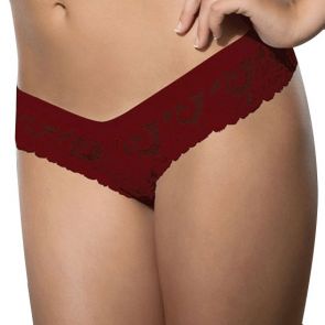 Doreanse Womens Thong 6155 Burgundy