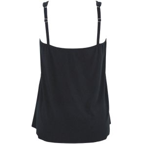 Miraclesuit Illusionists Mirage Floaty Layered Tankini Top 6518741DD Black