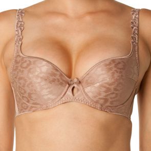 Bendon Damask Contour Bra 72-69 Cocoa Cream