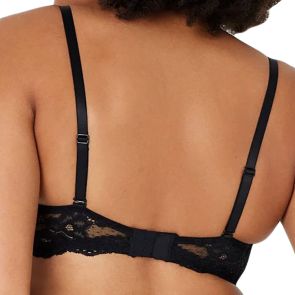 Pleasure State My Fit My Fit Lace Plunge Bra Black 80-4053F