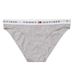 Tommy Hilfiger Iconic Cotton Bikini Briefs Black / Heather Grey
