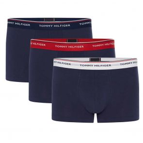 Tommy Hilfiger Premium Essentials Cotton Stretch Trunk 3-Pack Multi/Peacoat