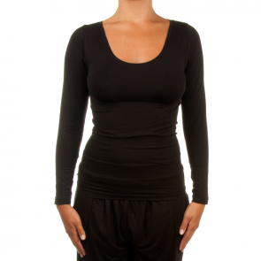Betty Basics Coco Scoop Top Black / Charcoal Marle BB111