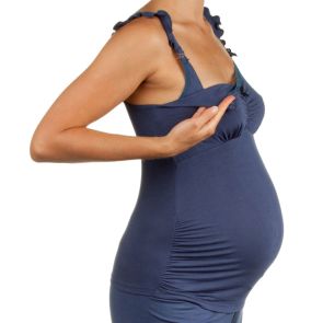 Cake Maternity Choc Vanilla Torte Nursing Camisole Blueberry 40-1014