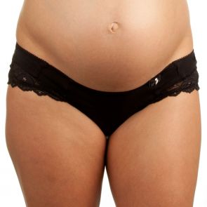 Hotmilk Eclipse Maternity French Knicker Black HM21-719-02