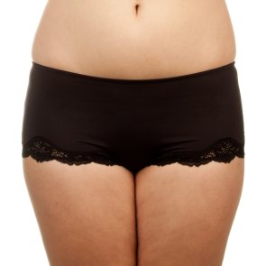 Le Mystere Lace Tisha Lace Boyleg Black LE4465