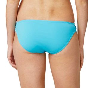 FINAL SALE Moontide Contours Ruched Side Hipster Pant Cyan M7404CN