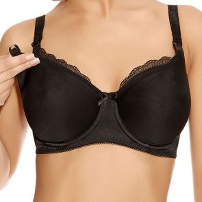 Freya Lingerie Pure Moulded Nursing Bra AA1581 Black